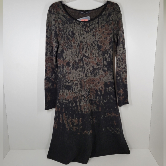 Peruvian Connection Lilah Long Sleeve 100% Pima Cotton Sweater Dress Size S NWT - Picture 2 of 7